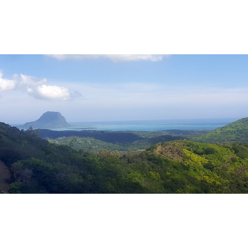 stunning view of Mauritius